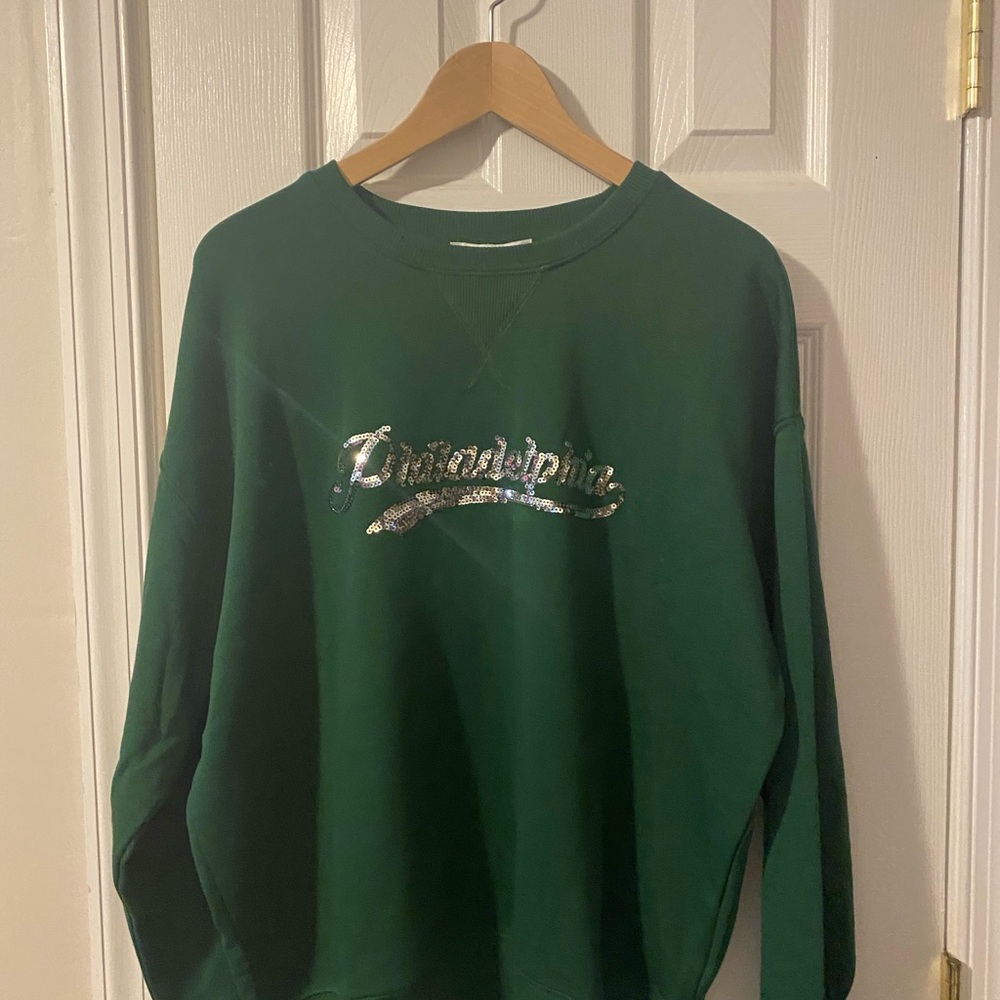 Beach Riot Philadelphia sequin Sweatshirt - Picture 3 of 5